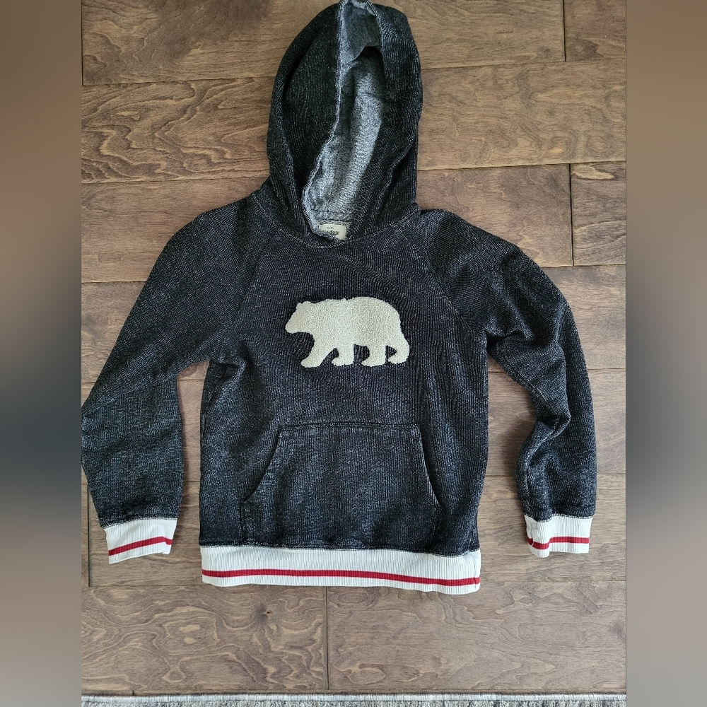 Hatley Heritage Black and White Hoodie